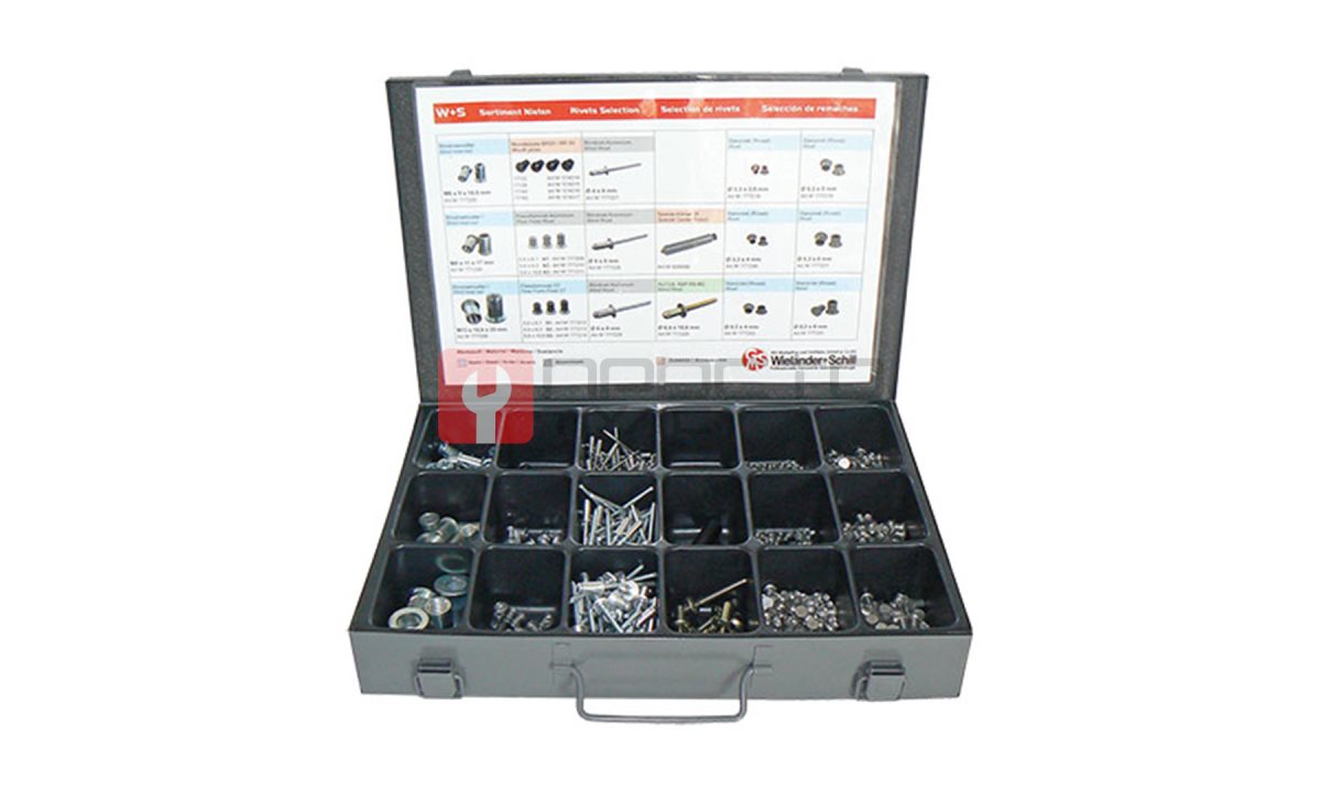  Комплект заклепок RivBox, Wiel?nder+Schill, 777281 (0)
