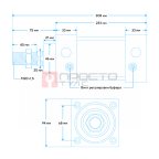  Пневмоцилиндр (M20X1,5) NORDBERG SC80*125 мни (1)