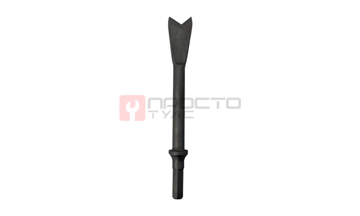  WDK-HX24125 Зубило с угловым концевиком HEX 175 мм, Cr-Mo (1)