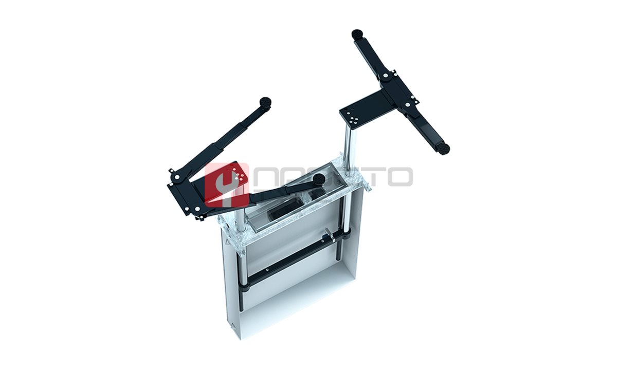  Подъёмник плунжерный электрогидравлический 3,5 т, JAB, TwinRam 35 S2/1300 (0)