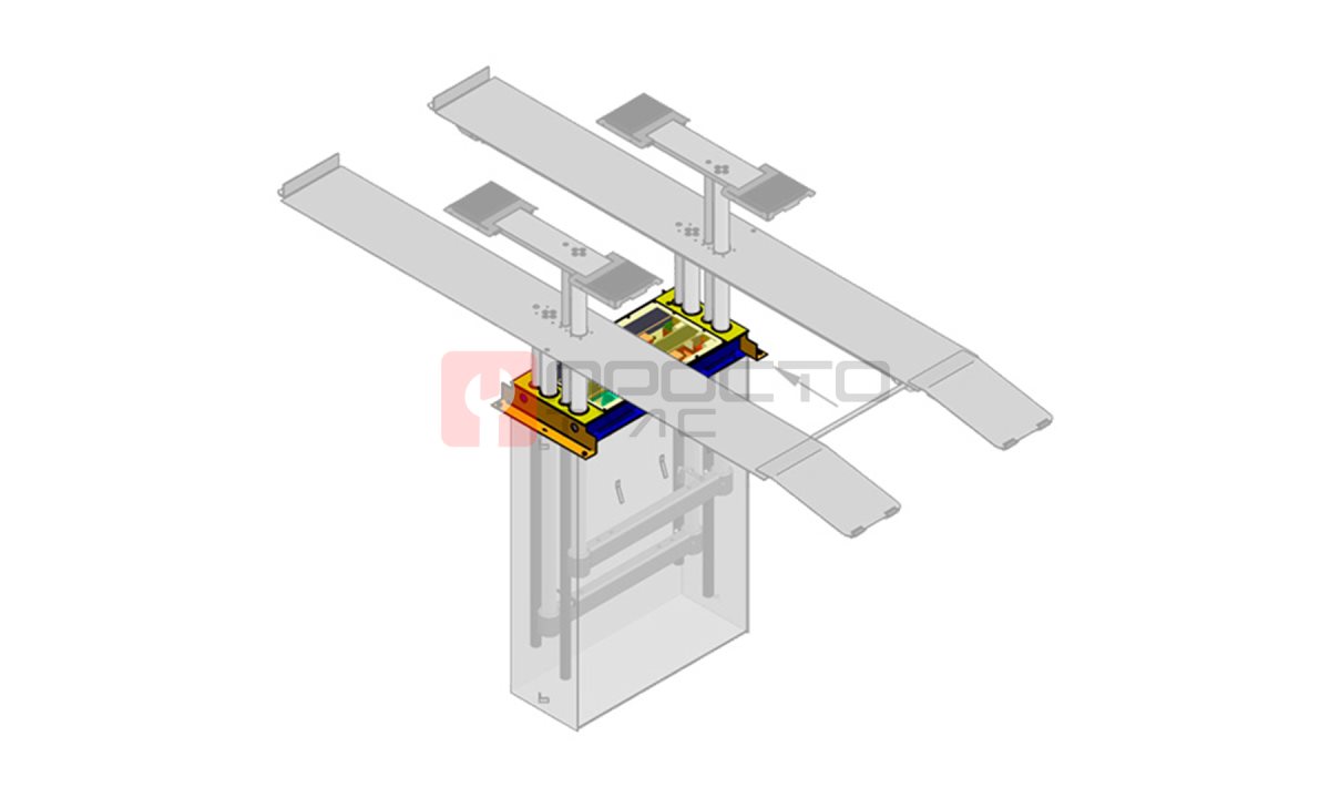  Рама для подъемника TR 401 A/N/1300 утопленная - H фундамент (0)