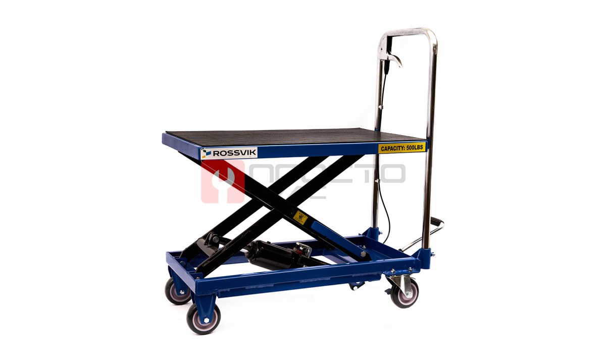  Тележка с подъемным столом HJ4002F, г/п 227кг (1)