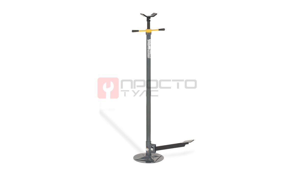  KraftWell KRW-HJS075F Стойка опорная винтовая г/п 0,75 т., с ножной педалью высота 1,3 - 1,9 м. (0)
