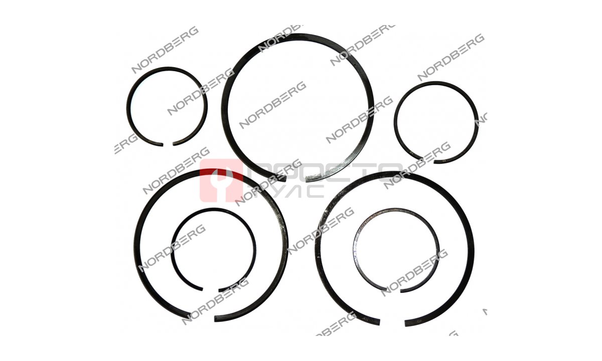  Комплект поршневых колец  для NC270/830 (HP+LP) NORDBERG 8550 (0)