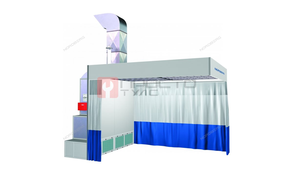  NORDBERG ПОСТ ПОДГОТОВКИ NB100C к окраске с креплением к потолку (с горелкой) (0)