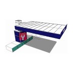 Пост подготовки к окраске 6x4x2.8 с диагональной вытяжкой, SAIMA, PREP KLEEN 4000 фото