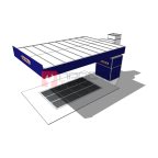 Пост подготовки к окраске 6x4x2.8 с подогревом, дизельная горелка, три ряда решеток, SAIMA, PREP KLEEN PK4000 фото