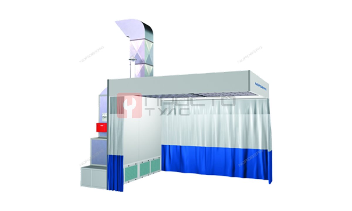  NORDBERG ПОСТ ПОДГОТОВКИ NB100C к окраске с креплением к потолку (с горелкой) (0)