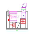  WDK-510M Пост подготовки с двумя полосами решёток для монтажа на приямок, с функией подогрева (5)