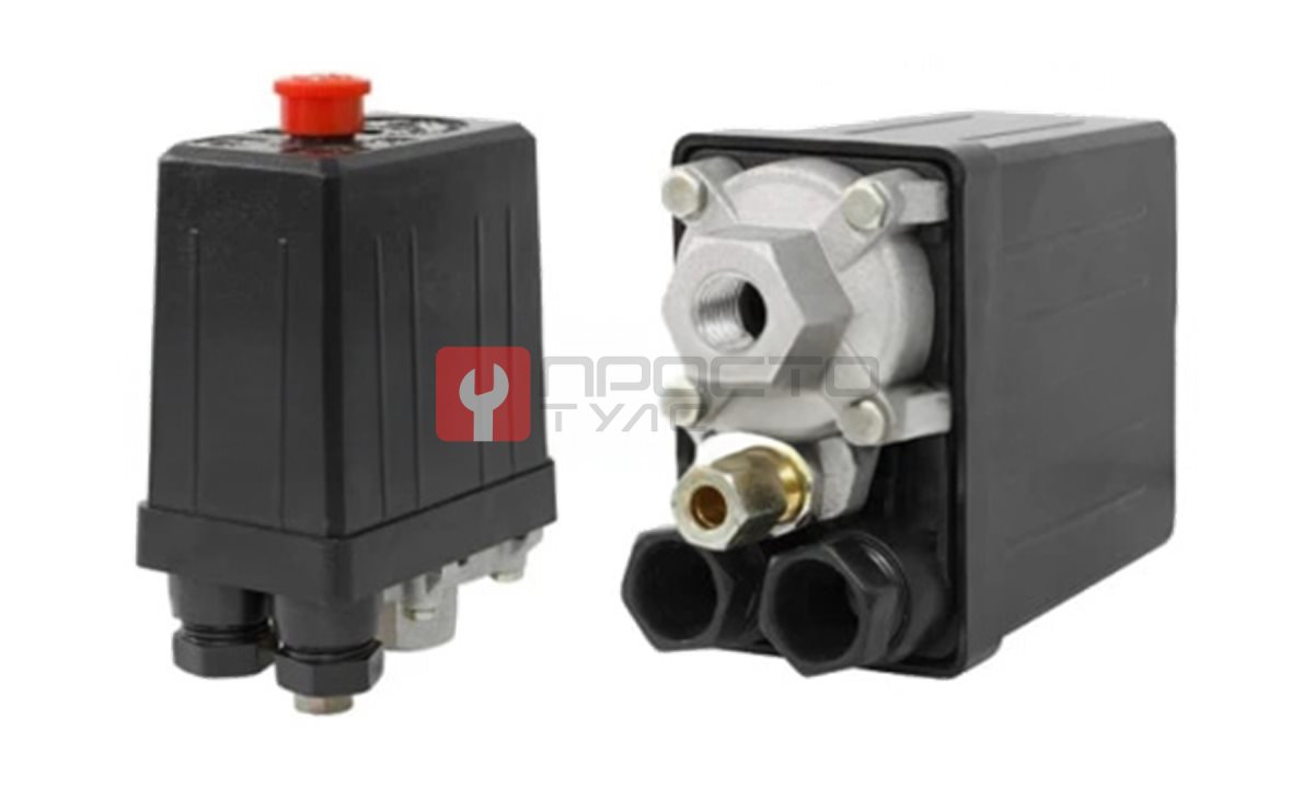  Прессостат, реле давления для компрессора 220V,1 вых. (0)