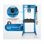  OPT-240 Пресс гаражный 40 т, с ручным и пневмогидравлическим насосом (3)