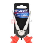  Licota APT-37003B Длинногубцы, изогнутые, 200 мм, изолированные (7)