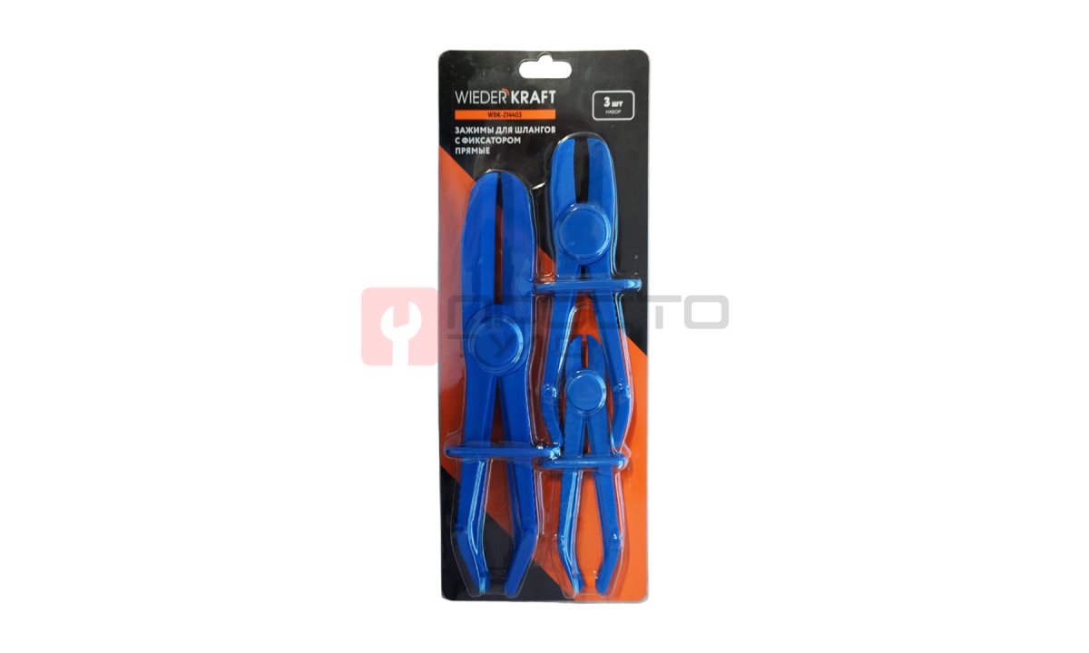  WDK-214403 Зажимы для шлангов с фиксатором прямые, набор (0)