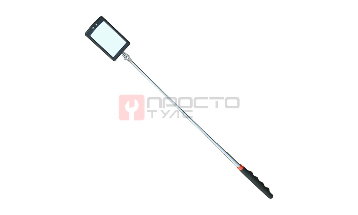  WDK-65451 Смотровое зеркало на телескопической рукоятке со светодиодной подсветкой, 290-870 мм (0)