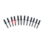  WDK-65483 Пластиковые заклёпки для ручного заклёпочника 6,3х25,2 мм, 50 шт мни (1)