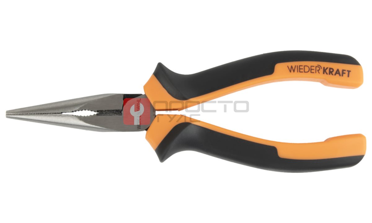  WDK-LN160HL Длинногубцы с двухкомпонентной рукоятью, 160 мм (1)
