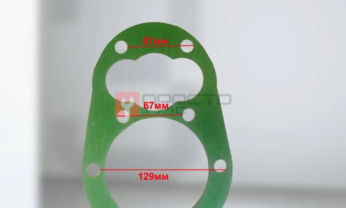  Прокладка для компрессора 129х67мм R21151006 LT100 (0)