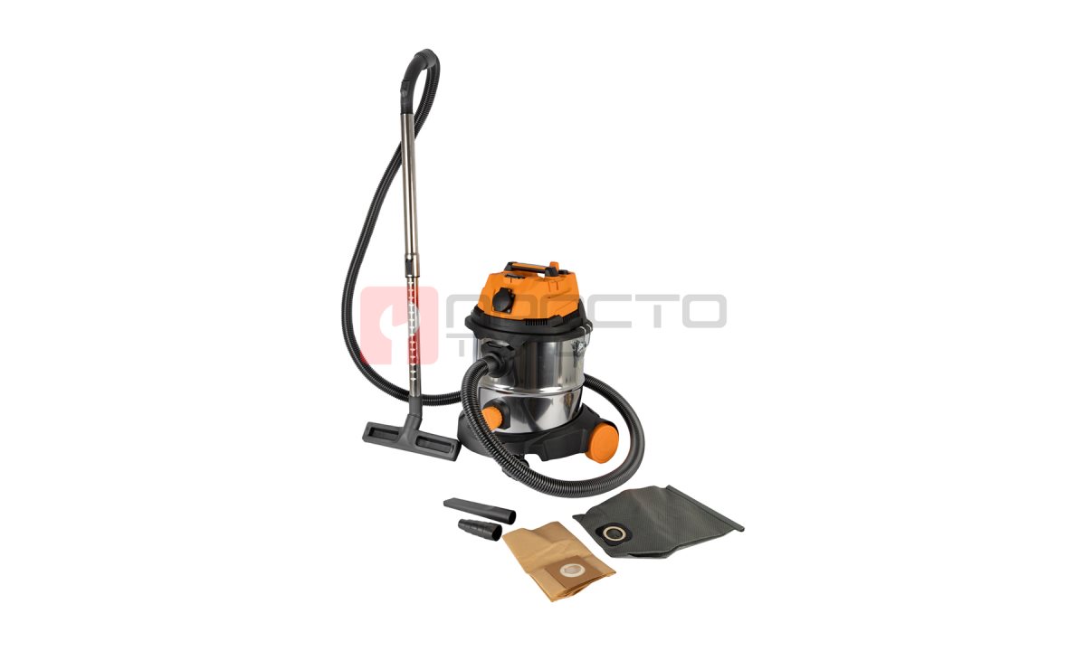  WDK-DUSTER L Промышленный пылесос 1600W/20L с подключением электроинструмента (0)