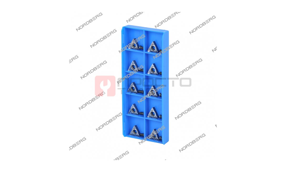  Резцы для NL1/NL2/NL7 с винтами в пенале (комплект 10 шт.) NORDBERG 01-00002683 (0)