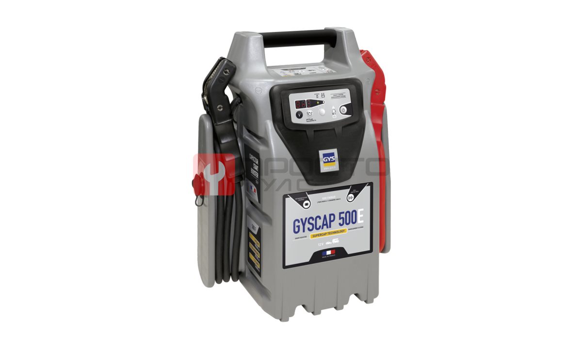  GYSCAP 500E Пусковое устройство безбатарейное 12V-1600A/9000A,10кг (0)