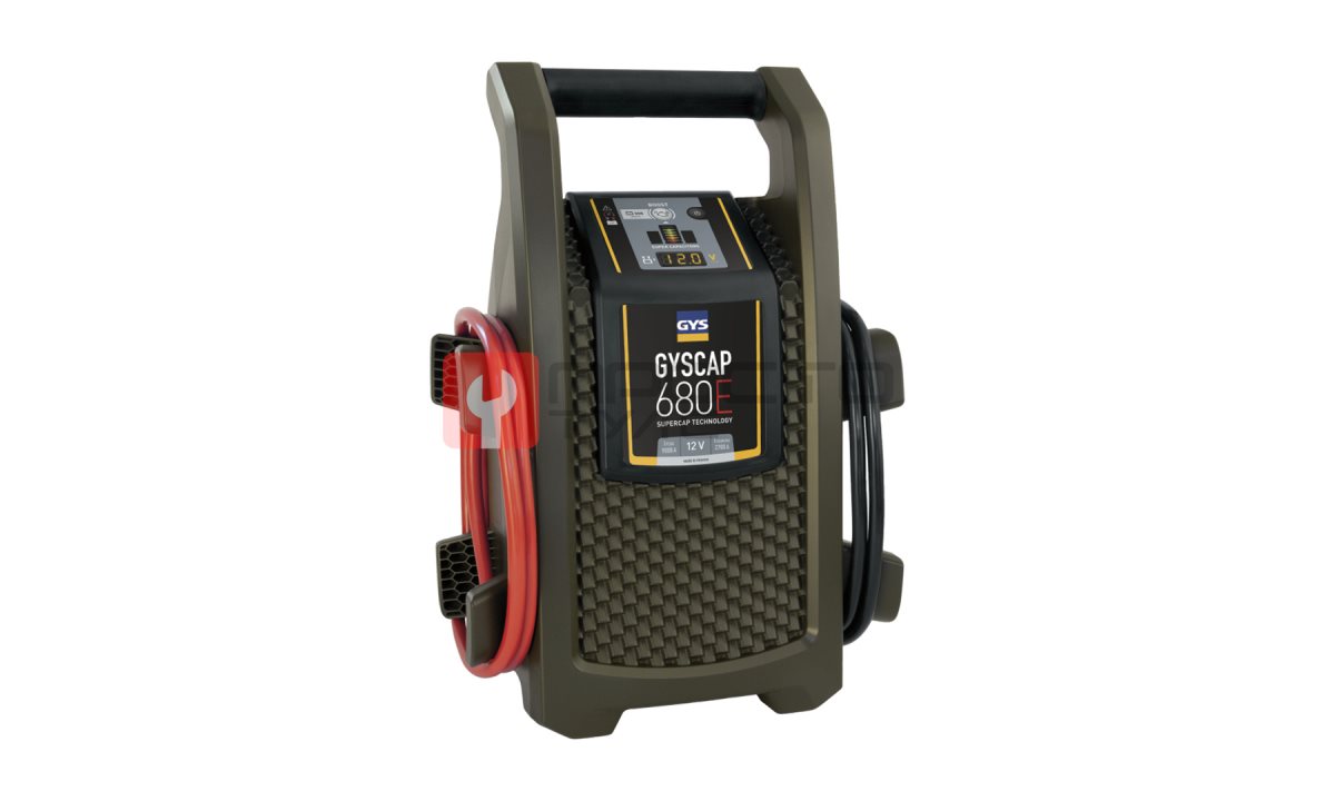  GYSCAP 680E Пусковое устройство безбатарейное 12V-1600A/9000A,8.2кг (0)