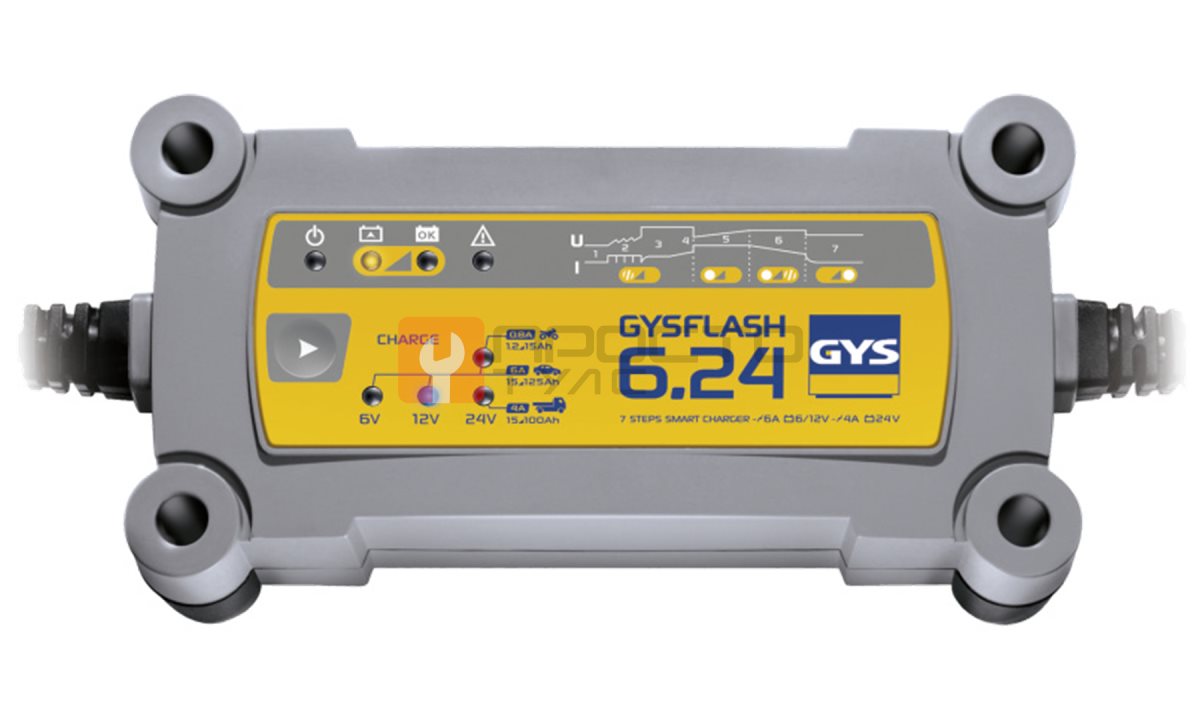  GYSflash 6.24 Зарядное устройство 6/12/24V (029460) (0)