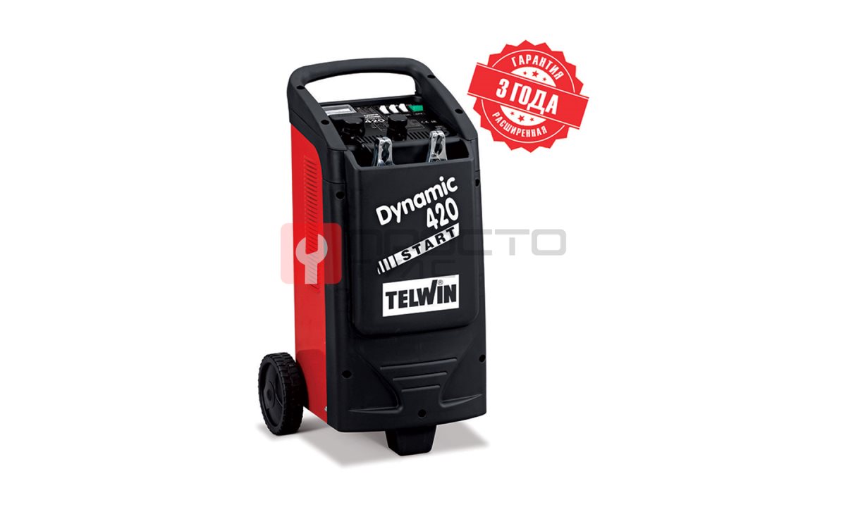  Пуско-зарядное устройство для аккумуляторов TELWIN, DYNAMIC 420 START 12-24В 230В (0)