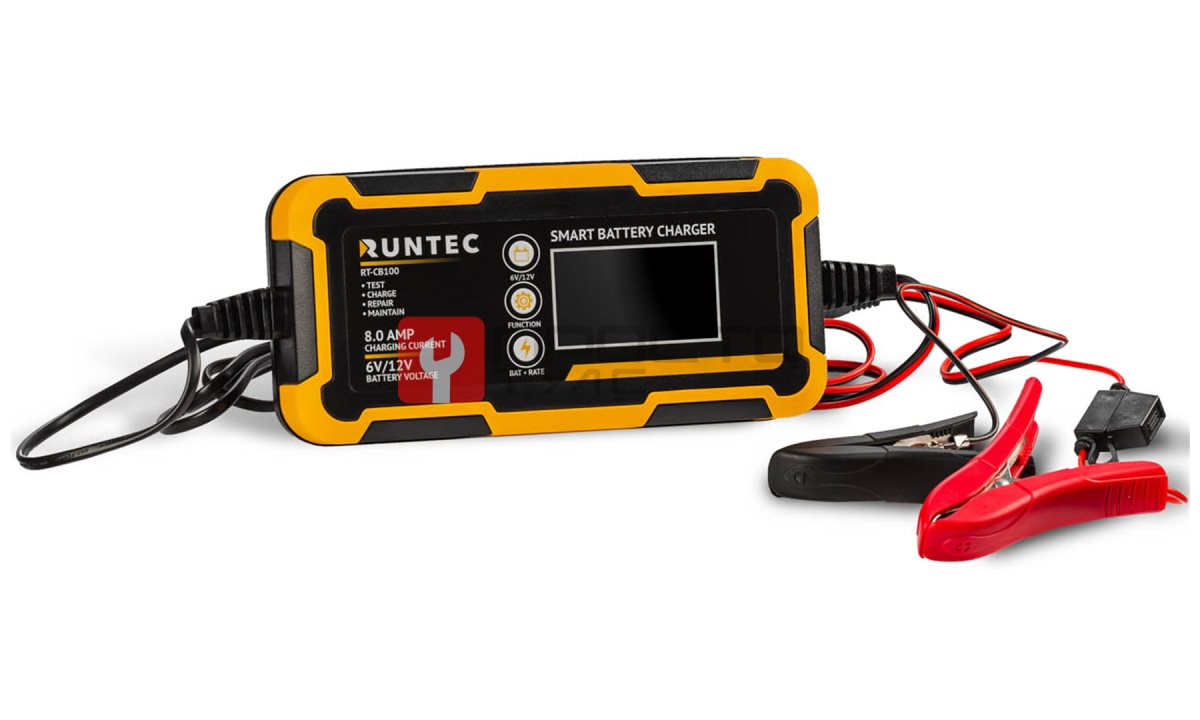 RUNTEC RT-CB100 Зарядное устройство автоматическое 6/12В, 4А/8А (0)