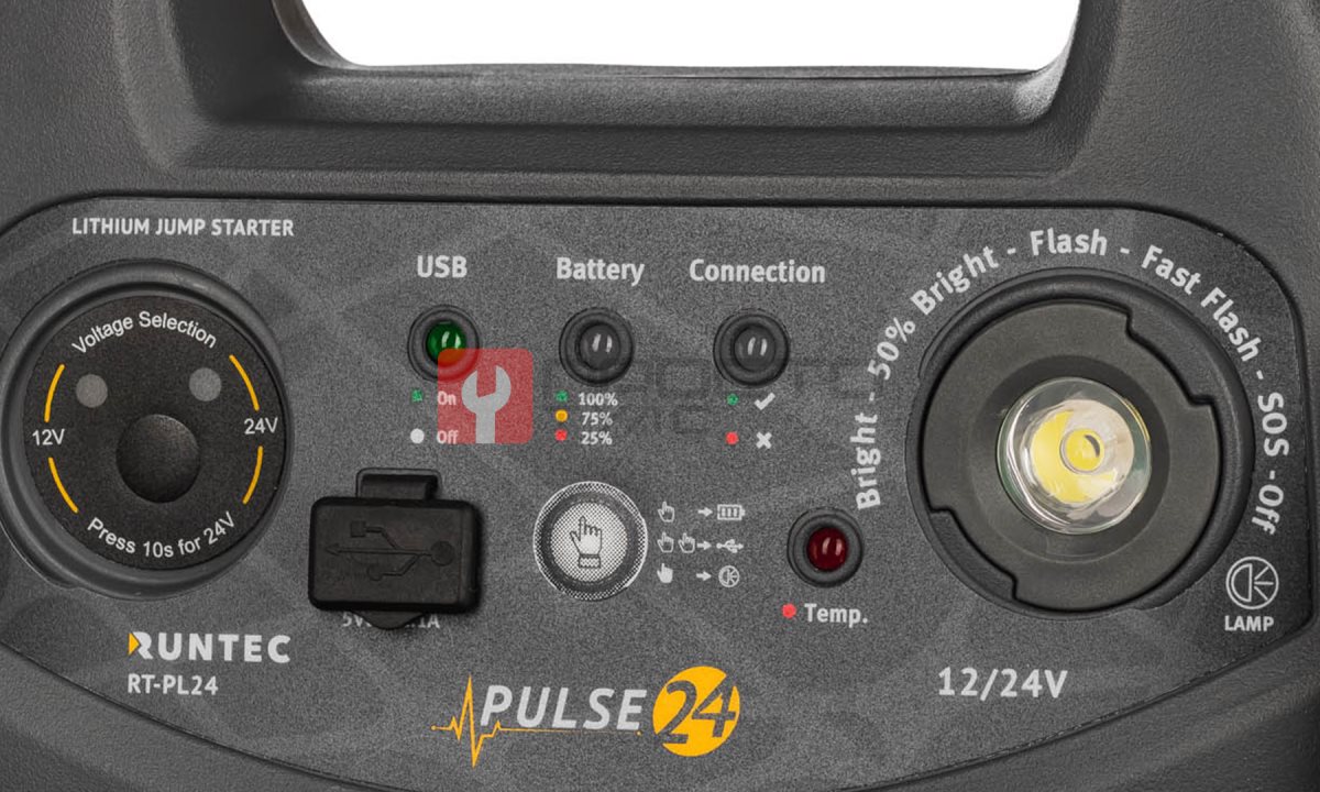  RUNTEC RT-PL24 Пусковое устройство Pulse 24 12/24 В, 1600/1100 A (1)