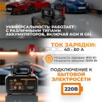  WDK-Start320 Пуско-зарядное устройство интеллектуальное, 300А, 12/24В (4)