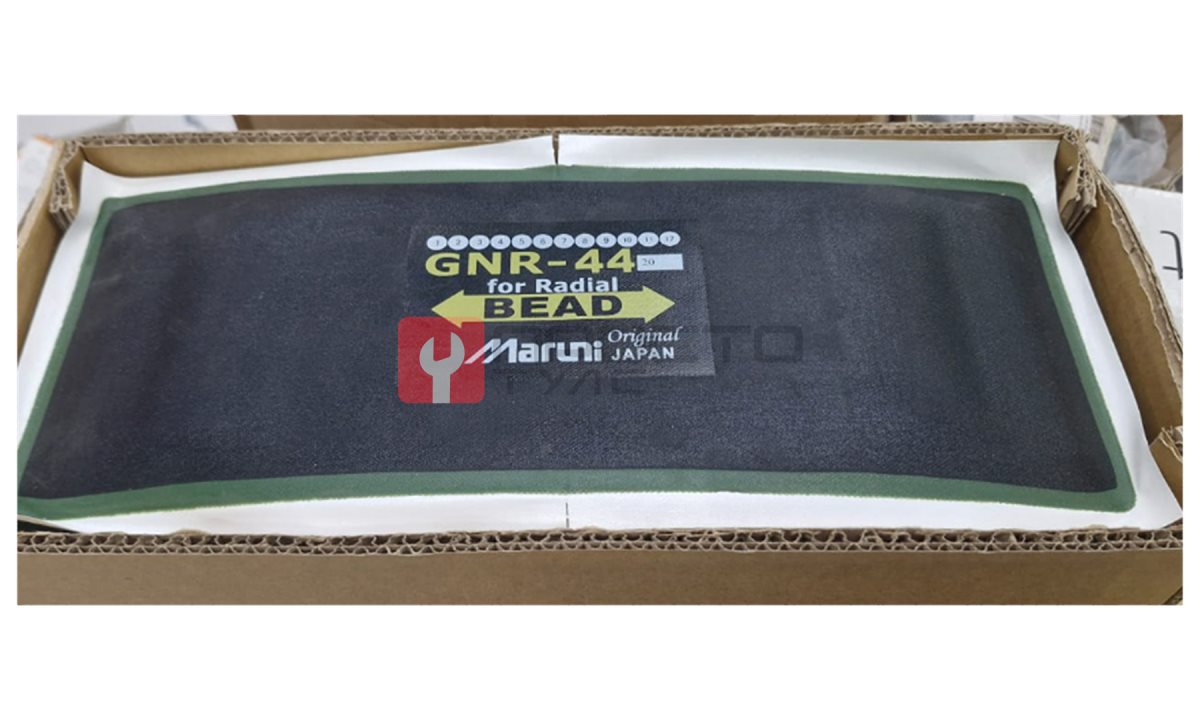  GNR-44 Заплатка пластырь кордовая, 130х335мм, 4 слоя корда, упаковка 10шт. (0)