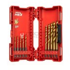 Сверла по металлу RedHEX™ HSS-TiN набор 10ед. (3-10мм) GEN II, MILWAUKEE, 4932493865 фото