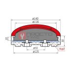  Накладка резиновая EverLift 1042 5т кордированная (3)