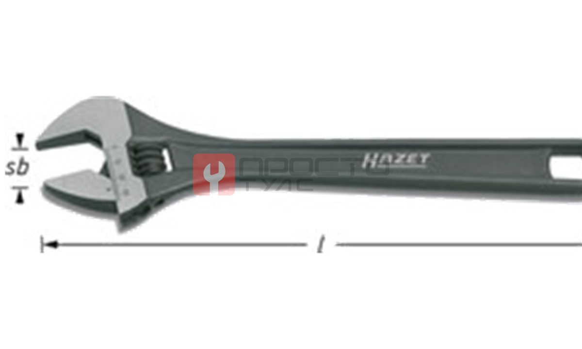  HAZET Разводной ключ ( до 27mm.) (0)