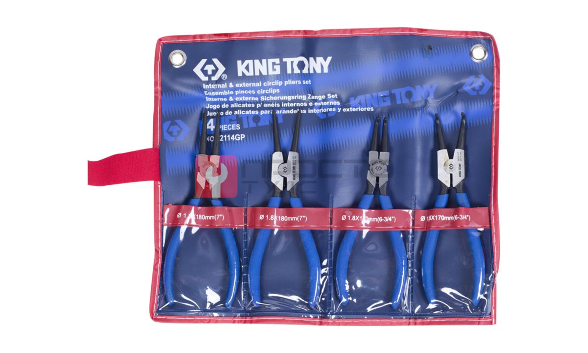  Комплект съемников стопорных колец KINGTONY 42114GP (0)