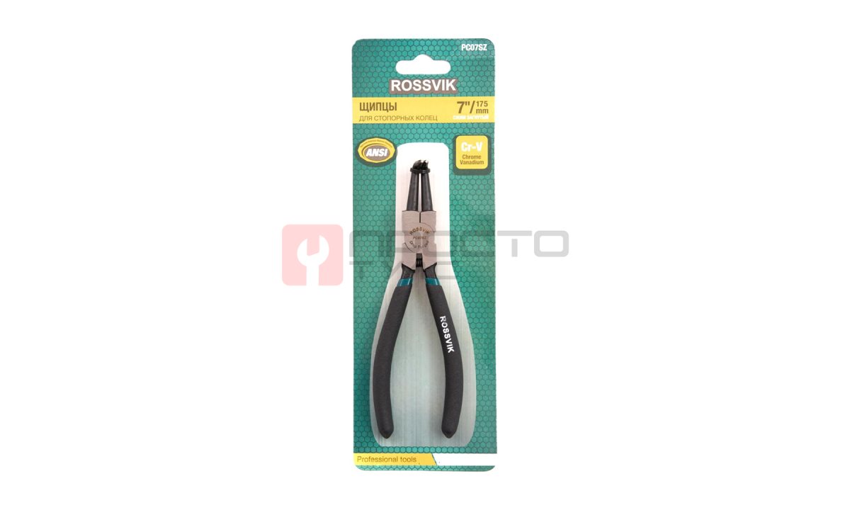  PC07SZ Щипцы для стопорных колец ROSSVIK 7