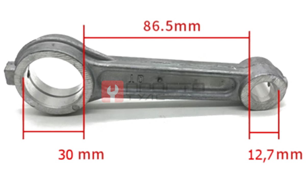  Шатун компрессора 12,7*30*86,5(108) (0)