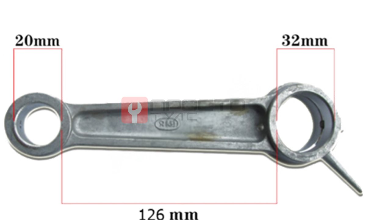  Шатун  компрессора 20*32*126(152) (0)