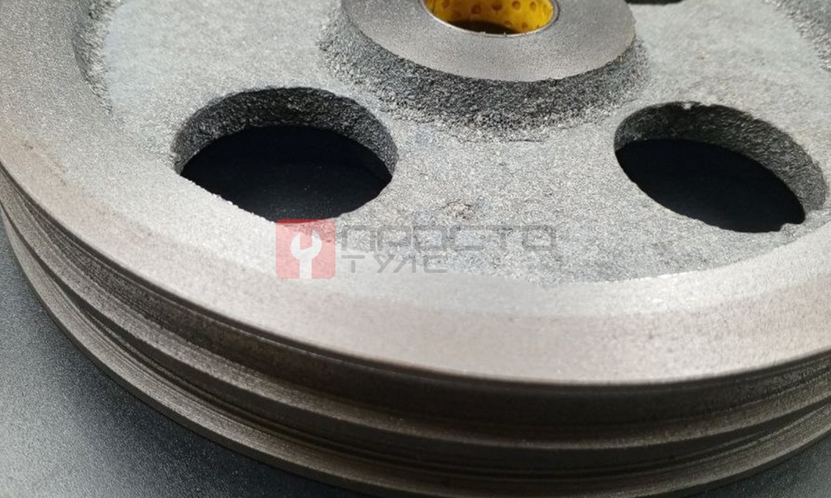  Шкив для подъёмника 4-х стоечного  GAOCHANG GC-4.0 F4,Nordberg 4455. Ravaglioli двухручайковый  230х30 (бронза с тефлоном) (0)