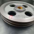 Шкив для подъёмника 4-х стоечного  GAOCHANG GC-4.0 F4,Nordberg 4455. Ravaglioli двухручайковый  230х30 (бронза с тефлоном) фото
