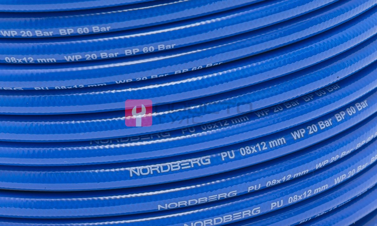  Шланг воздушный ПУ диам. 8х12мм 1м. NORDBERG H0812PU (1)
