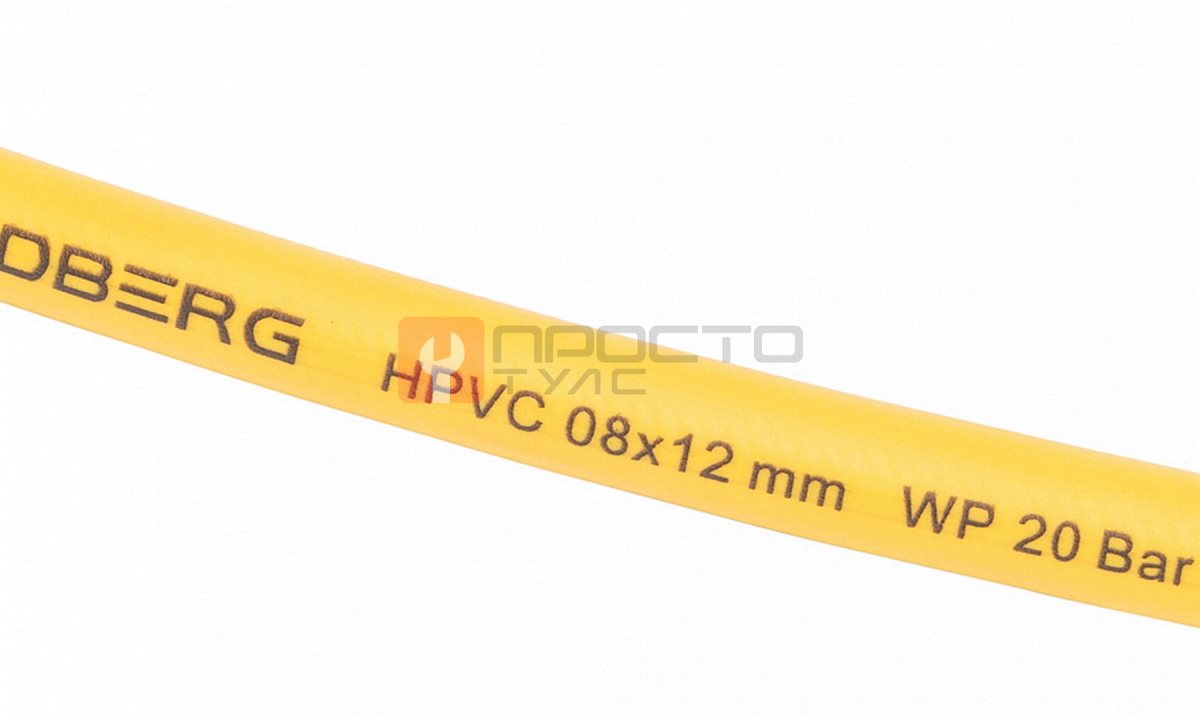  Шланг воздушный на катушке гибридный ПВХ диам. 8х12мм, 15+1м NORDBERG HR0815HPVC (1)