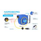  Шланг воздушный на катушке ПВХ диам. 8x12мм 25+1 м (26 м) NORDBERG HR0825HPVC мни (1)