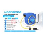 Шланг воздушный на катушке ПВХ диам. 8x12мм 25+1 м (26 м) NORDBERG HR0825HPVC (2)