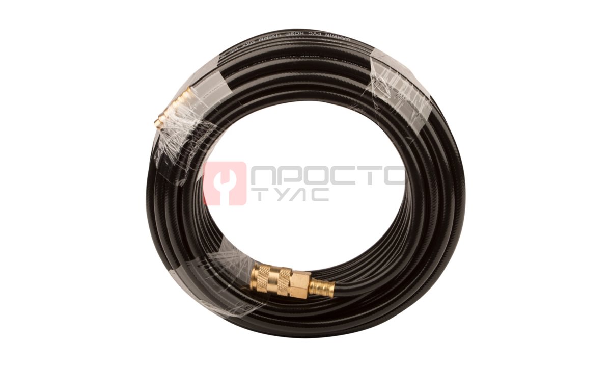  GARWIN PRO 808740-0611-15 Шланг ПВХ (PVC) 6*11, 15 м, черный, БРС в комплекте, в бухте (0)
