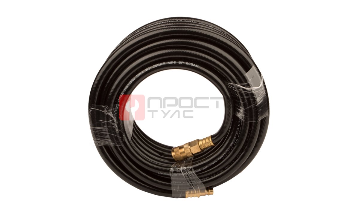  GARWIN PRO 808740-1015-15 Шланг ПВХ (PVC) 10*15, 15 м, черный, БРС в комплекте, в бухте (0)
