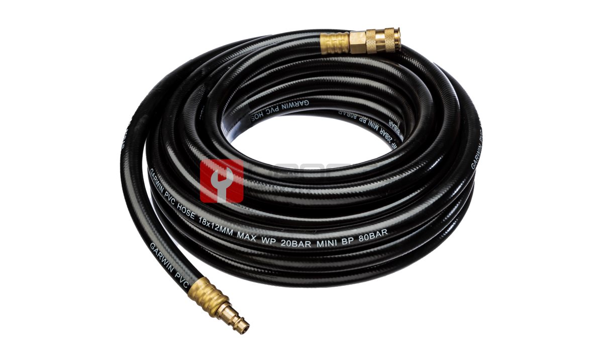  GARWIN PRO 808740-1218-07 Шланг ПВХ (PVC) 12*18, 7,5 м, черный, БРС в комплекте, в бухте (0)