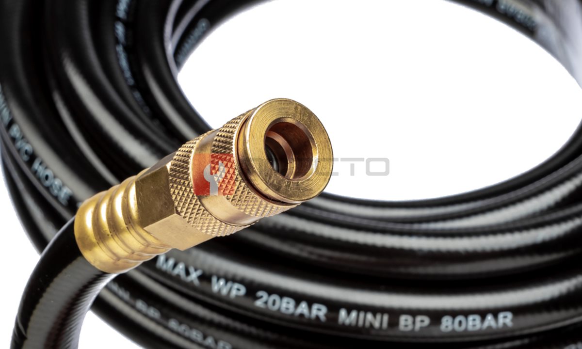  GARWIN PRO 808740-1218-10 Шланг ПВХ (PVC) 12*18, 10 м, черный, БРС в комплекте, в бухте (1)