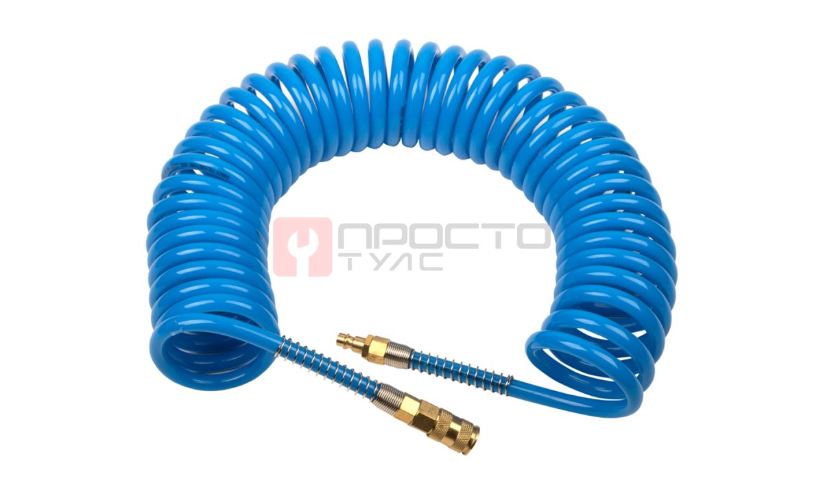  GARWIN PRO 808750-0812-10 Шланг полиуретан (PU) 12*8, витой, 10 м, синий, БРС в комплекте (0)