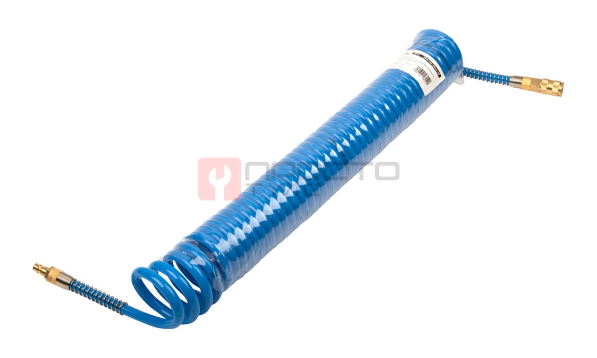  GARWIN PRO 808750-0812-10 Шланг полиуретан (PU) 12*8, витой, 10 м, синий, БРС в комплекте (1)